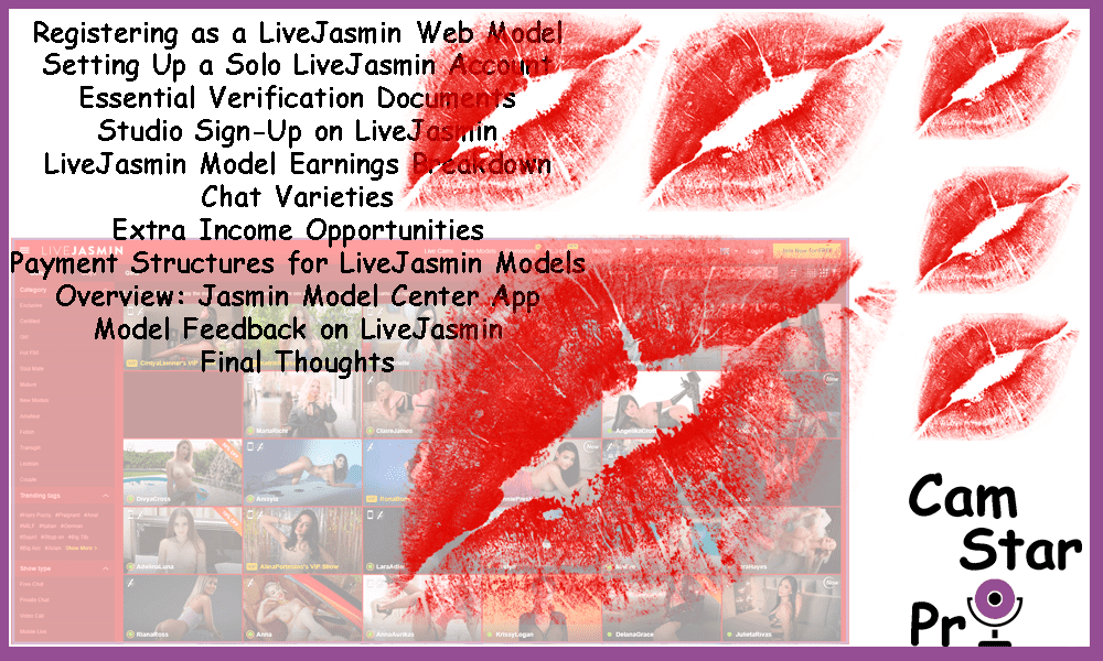 Werden Sie Webcam-Model bei LiveJasmin